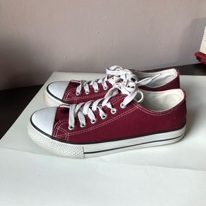 Maroon shoes